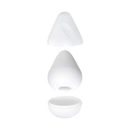 Masturbator Unrealistic Eromantica Velvet, TPE+ABS, White-5