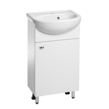 Furniture set: Vega 45 Tumba + Sink "Compler-450", 47 x 37.5 x 85 cm