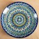 Largan Rishtan ceramics "Patterns", 31 cm, blue