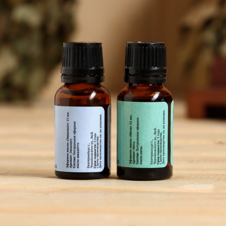 A set of essential oils 2 pcs "eucalyptus, mint" 15 ml-2