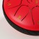 Musical instrument glucophone, red, 11 petals, 17 x 8 cm