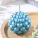 Figure candle "Babble" Round, 5.5x5.5 cm, turquoise, in a box