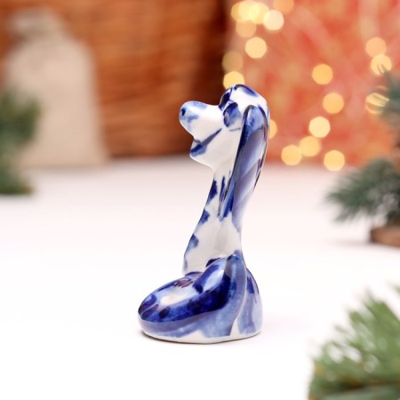 Souvenir "Snake", No. 11, Gzhel, 7 cm-1