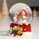 Souvenir Polystone Water Ball "Snowman with a boy" 7x8x9 cm