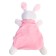 Soft toy - comforter "Bunny", pink