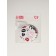 Mirror folding circle (2) C/took D7.5cm grl pwr white layer packet QF