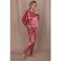Female trousers, size 46, red color