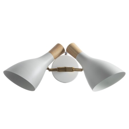 Sconces "Morocco" 2he27 40W white 25x15x38cm-5