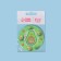 Green Vibes mirror, d = 7 cm, green color