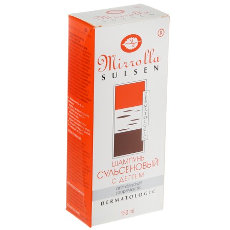 Shampoo Mirrolla "Sulsen Mita" 1% with a tar, 150 ml-1