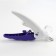 Clawers for animals, with LED flashlight and container for claws, batteries, white-violets.