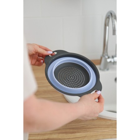 A colander of the folding shares "Compact", 24 × 19.5 × 8 cm, color mix-10