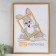 Photo frame Plastic "Vintage" 50x70 cm, gold