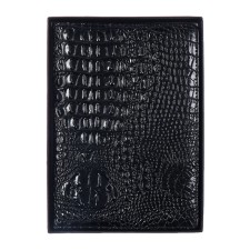 Diary of Leduced A5+, 160 sheets of Escalada, a solid cover of artificial leather with foam, stamping foil, liesse, cream block 80g/m2, black