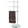 Floor stand for Trident towels, 3-long, silver