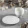 Tea steam porcelain Wilmax, 2 items: a cup 170 ml, a saucer d = 12.7 cm, white color