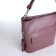 Luggage bag, 2 external pockets, long belt, powder color