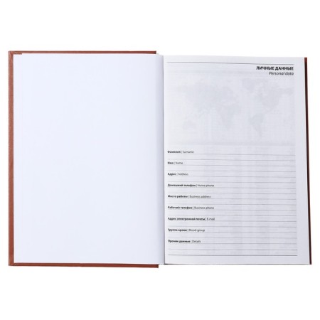 Deliciper of Leduced A5, 160 sheets, boumvinyl cover, brown-3