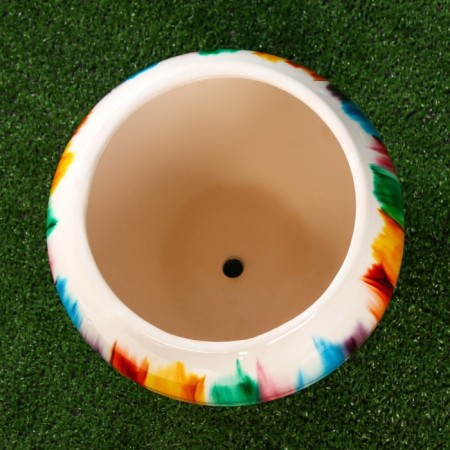 Kashpo "Rainbow", ceramics, multi -colored, 10 l, Iran-2