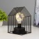 Night -bend "Beti" from batteries 3haa black 13x13x17 cm Risalux