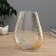 Vase Glass “Milagro” side pattern, D-4x10 cm, 20x15 cm, transparent