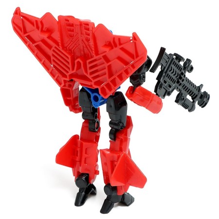 Fighter robot, transforms, color mix-3