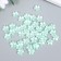 Beads for creativity plastic "Flower Pearl" set 40 pcs green 1.5x1.5 cm