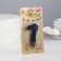 Candle in the Cake "Fine", number 7, black metallic, 6.5 cm