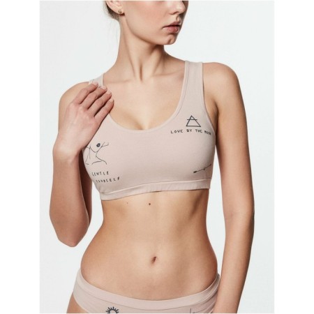 Bustier Female Contete Elegant Tattoo Style, XS size, Natural color-1