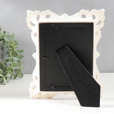 Photo frame Polystone 10x15 cm "Evening" beige 23x19x3.3 cm-3