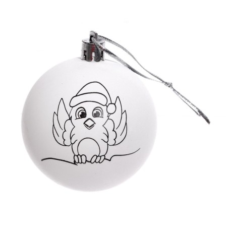 Set for creativity. Christmas balls for coloring “Make a desire”, set 6 pcs-9
