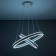 Suspended Citilux “duet” CL719640, 60x60x17 cm, 1x108W, LED, white color
