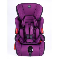 Автокресло детское AmaroBaby Big trip, группа I/II/III, цвет фиолетовый