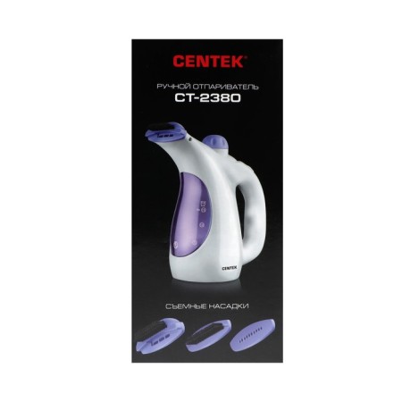 Centek CT-2380, manual, 800 W, 330 ml, 15 g/min, cord 2 m, white-violet-10