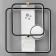Luer with DPD "Simp" LED 130W black and white 50x50x10 cm Bayerlux