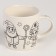 New Year's set for creativity. Set of mug for coloring with a Christmas tree “Happy New Year”, 300 ml