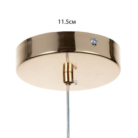 Lamp Bayerlux "Heart" LED 36W gold 46x6x35-120 cm-6