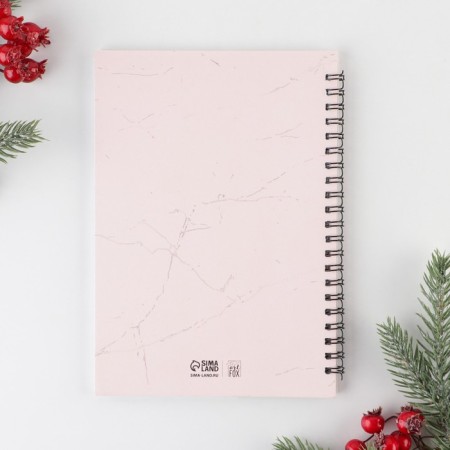 New Year. Diary in the gift box “Everything will perform the New Year!”, A5, 60 sheets, on the crest-5