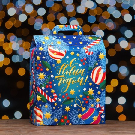 Gift Folding Box "Indigo" 35 x 14.5 x 43 cm-1