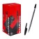 Ballpoint handle Erich Krause R-301 Classic Stick, Node 1.0 mm, black ink, letter line 2000 meters, barcode on the handle