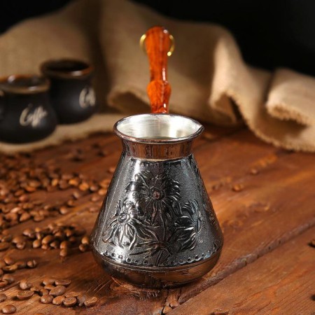 Turk for coffee copper "chamomile", 0.5 l-1