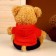 Soft toy "Bear in a blouse", color mix