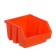 Metizov tray No. 1, 115x115x75 mm, orange