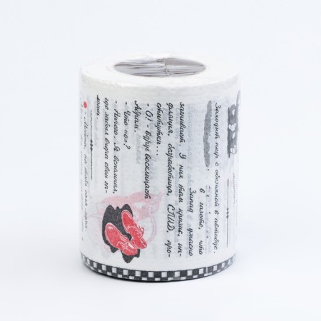 Souvenir toilet paper "jokes", 6 part, 9.5x10x9.5 cm-3