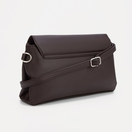Bag-mixer on fastener, long belt, dark brown color-1