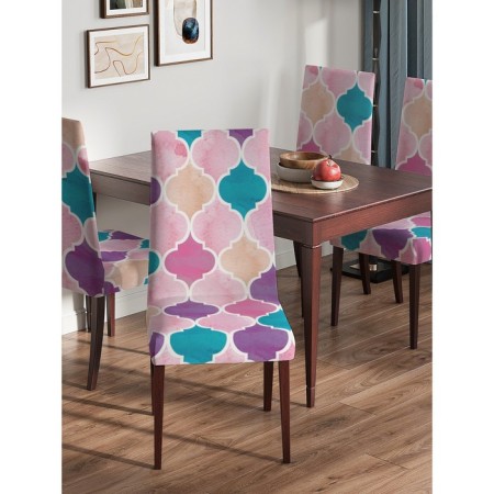Czech for a chair "Ornamental glare", decorative, velor-2