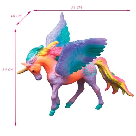 Figure "World of Fantasy: Violet Unicorn with Wings"-2