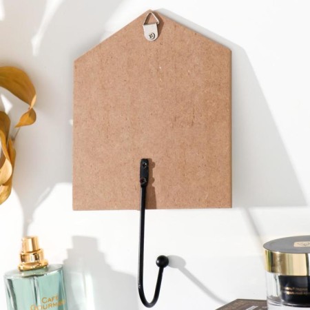 Decorative tree hook "Eiffel Tower - Welcome" 22.5x0.8x12 cm-2