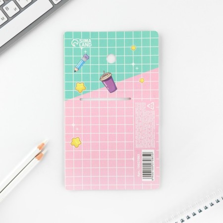 Gift set: notebook, pencils (2 pcs) and icon "Kawaii"-11