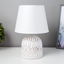 Carolina table lamp E14 40W white 20x20x30 cm Risalux
